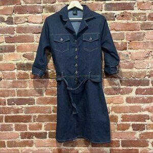 Starwear Dress Stretch Denim Vintage 00s Y2K Size Medium